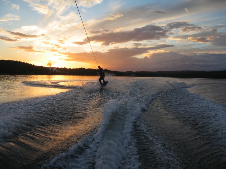 Skön kvällsåkning.... Foto: Åsa Andersson. Åkare: Johan Homström.