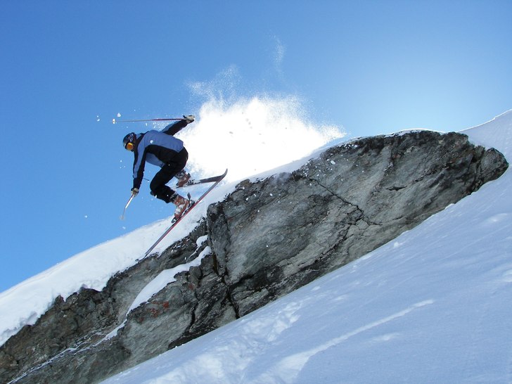 Färskt puder kom över natten. Verkade först var. Foto: Minns inte.