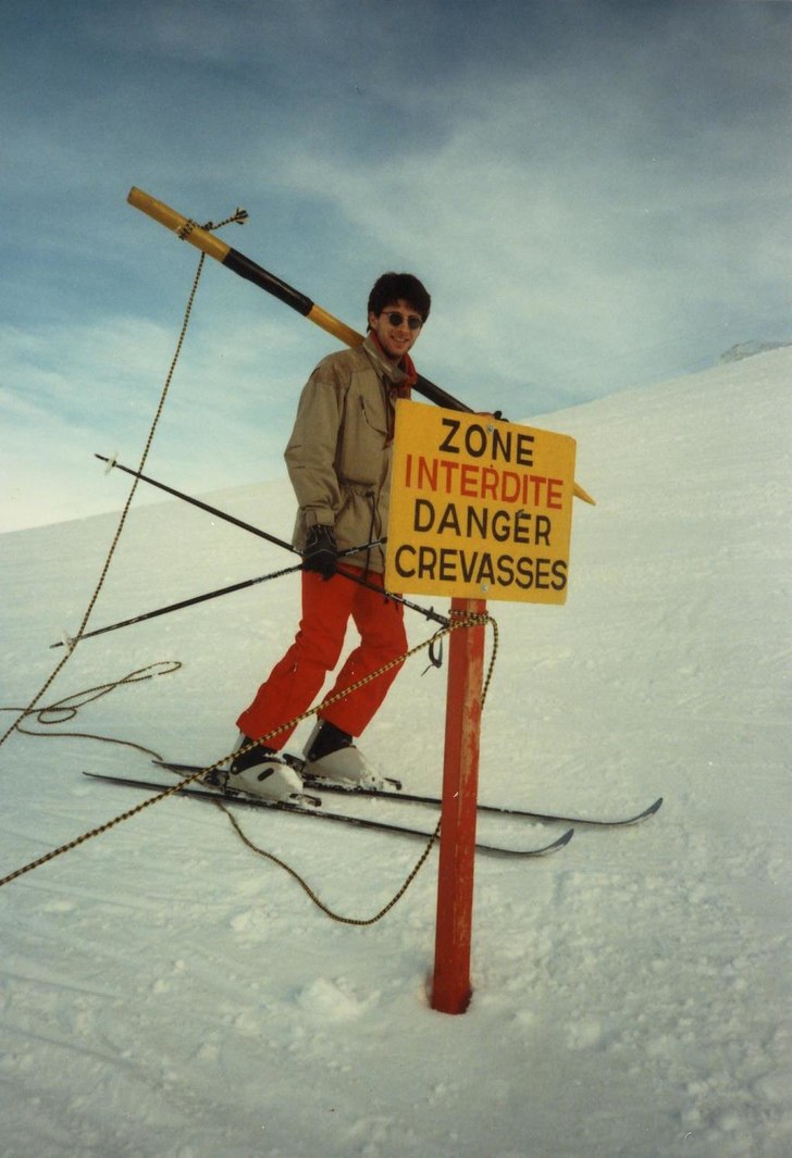 1984 och sen började det snöa och snöa.. Foto: Thorbjörn Sköld. Åkare: Dan Bergman.