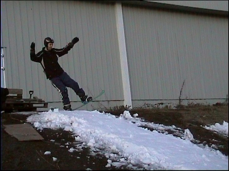 jag som hade lite roligt.. Foto: Andre Vahlgren. Åkare: Fredrik Lindskog.