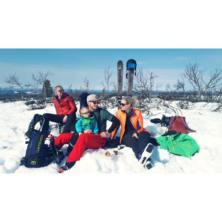 Fika på toppen utav Vemdalsskalet.