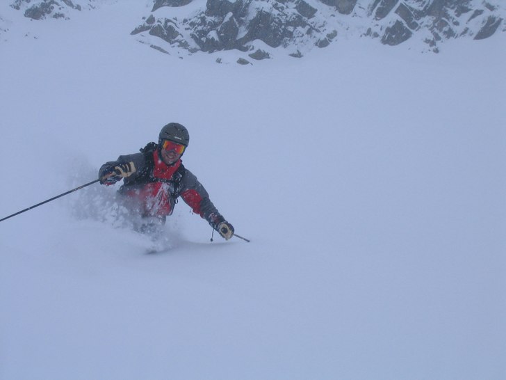Lite skönt puder. Foto: Martin Bengtsson. Åkare: Michael Malmros.