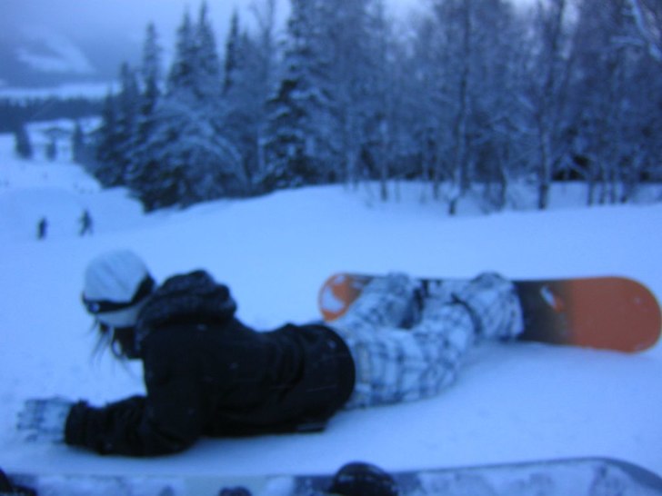 Vilar lite i backen... Foto: Niklas Sandell. Åkare: Ida Christensson.