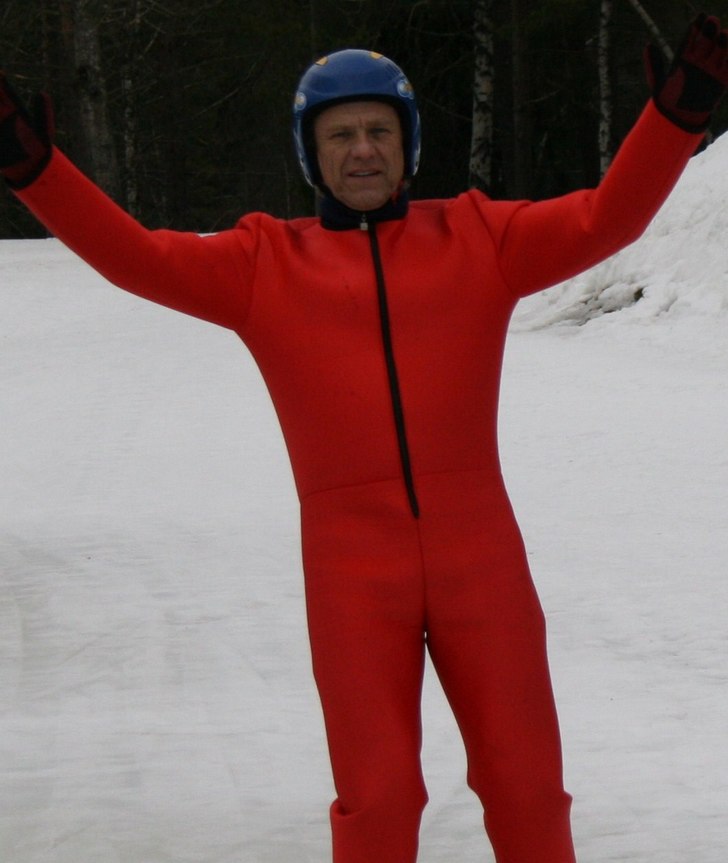 en perfekt dag i linderudkollen det börjar smelta. Foto: Jarl-Örjan Åsvatne. Åkare: Jarl-Örjan Åsvatne.