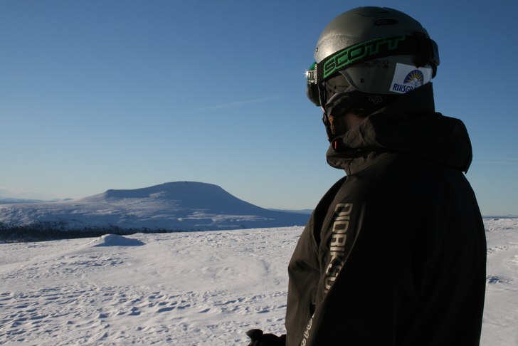 Vy över städjan.. Foto: David Wembrand. Åkare: Magnus Wembrand.