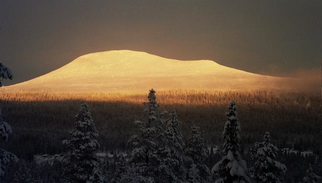 Även svenska fjäll har ju sina stunder. Det här. Foto: Niclas Jiseborn.
