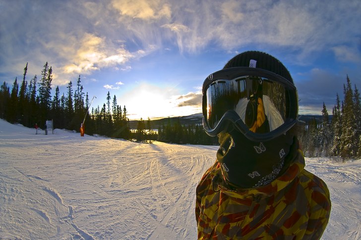 Skön dag i backen. Foto: Erik Thörn. Åkare: Jonas Thörn.