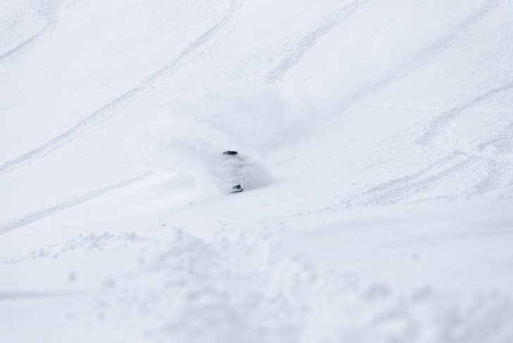 Sjuk dag med inget folk på berget sista April. Ha. Foto: Emil Rydell. Åkare: Mikael Norrman.