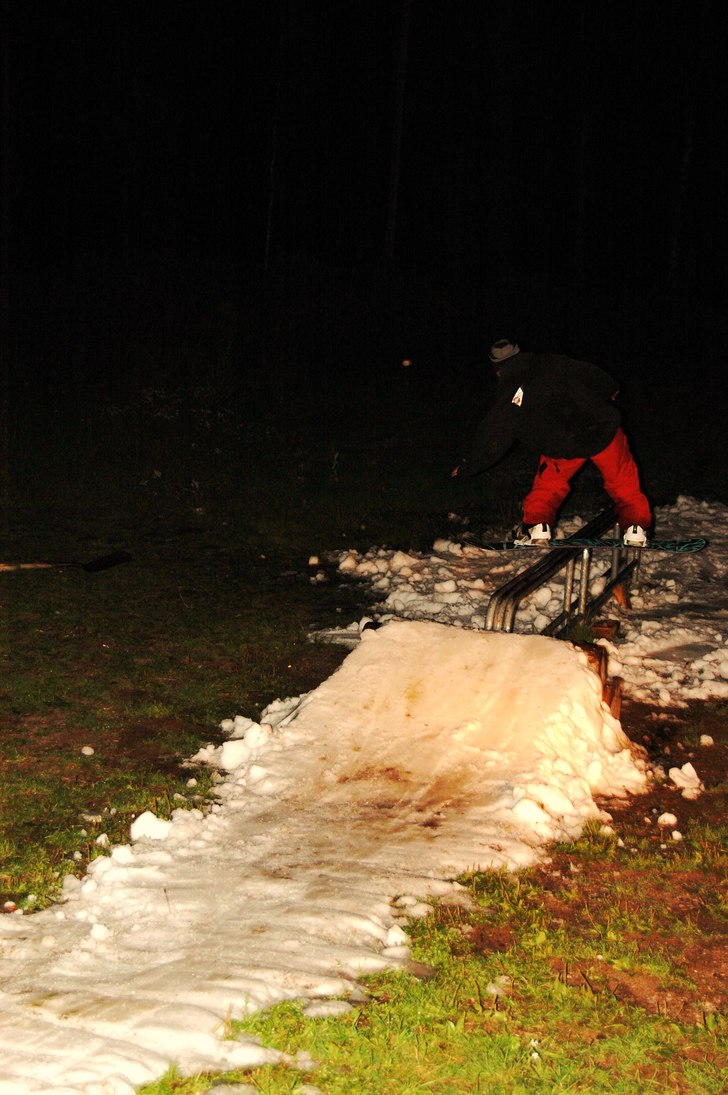 första sessionet för i år gick lite sådär må. Foto: Robin swed. Åkare: Pelle Renström.