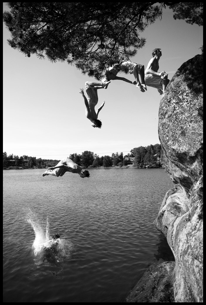 En bakåt snur med från en siså där 4-5 meter... Foto: Nicke Jacobsson. Åkare: Jocke Rosenbreg.