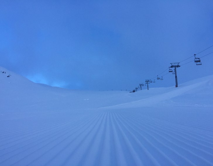 Fredagspudderet er på plass! 
Fredag morgen er de.