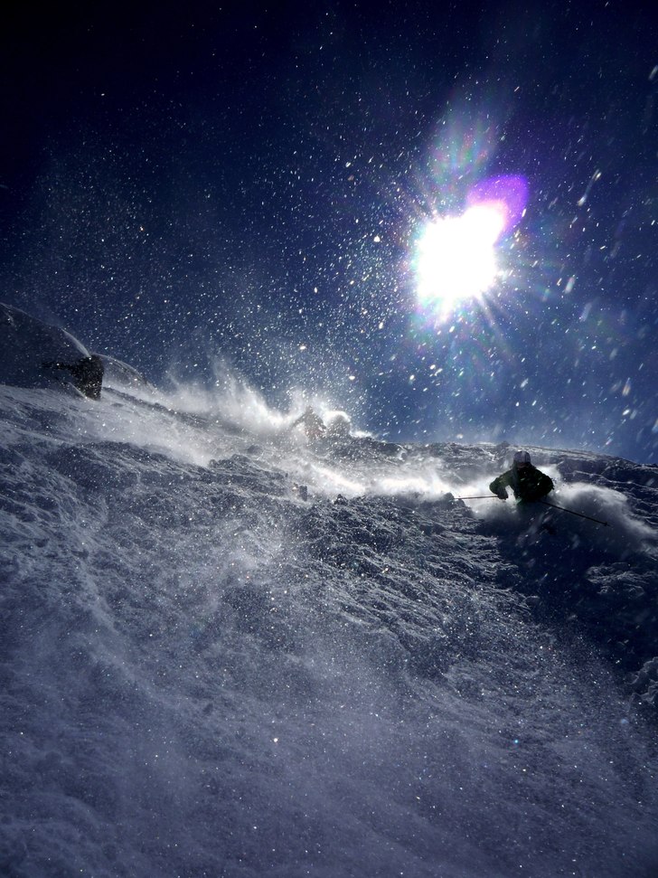 Pow pow. Foto: richie larsson. Åkare: Jacob Engstrlm.