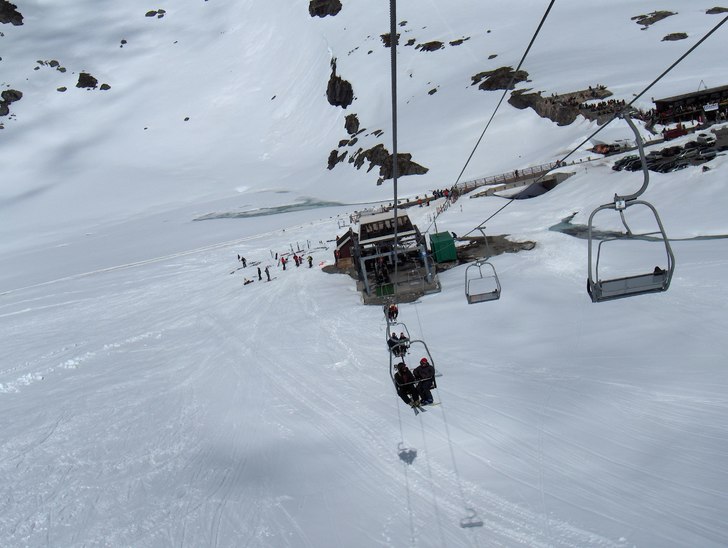 Sommerskid åkning i stryn är väl underbart.. li. Foto: Martin Koitrand.