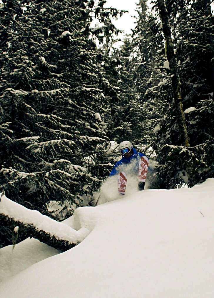 pumpa pow. Foto: Joakim Hayland. Åkare: Alric Ljunghager.