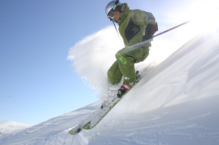 Jag och pappa var ute och letade lite sköna plats. Foto: Tomas Johansson. Åkare: Gustav Ekroth.