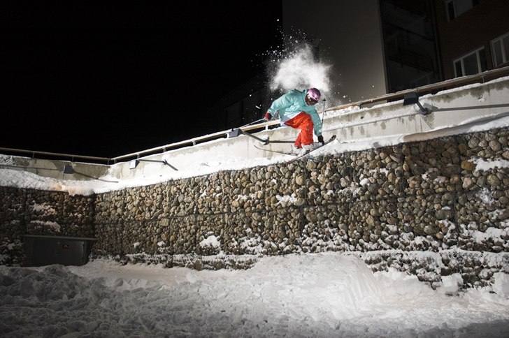 Skönt dropp på skolan. Foto: Mats Kahlström. Åkare: Elias Henderson.