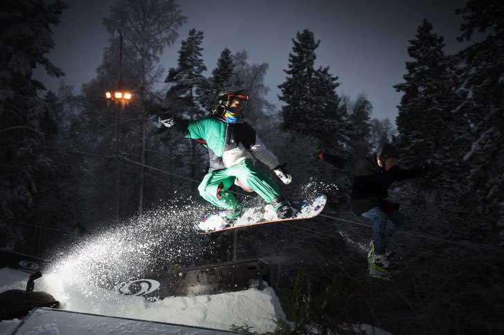 Väsjö Railjam 2010. Foto: Pax Engström Nyström. Åkare: Okänd.