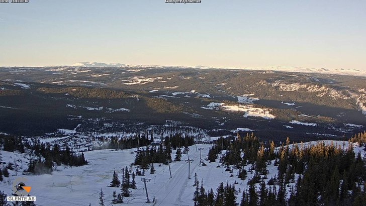 Onsdag 14.12
Det er strålende solskinn her oppe i.