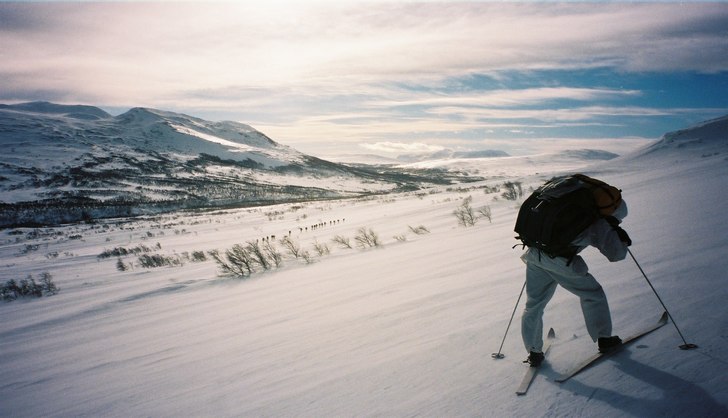 OHS -96 - Fjällmarsch. Foto: Magnus Gunnarsson. Åkare: OHS.