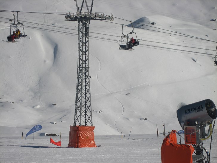 Earn your turns var mitt motto för dagen. Ganska . Foto: Carl Edin. Åkare: Carl Edin (skapare av spår).