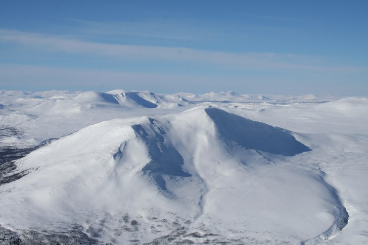Klöverfjället med Kronakke i bakgrunden. Foto: Magnus.