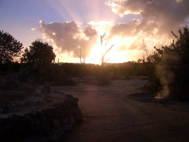 En varm källa hade precis exploderat och dödat d. Foto: Anna-Karin Olausson.