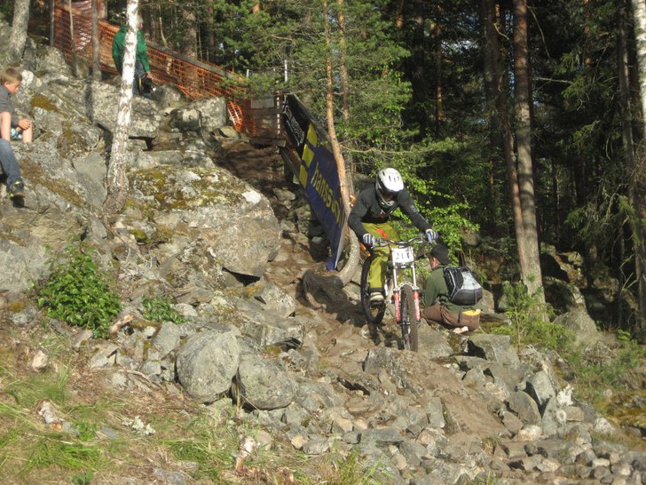 Svenska dh cupen falun -08. Foto: Johan Larsson. Åkare: Fredrik Larsson (jag).