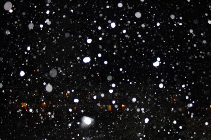 Oktober snö :). Foto: David Hammer.