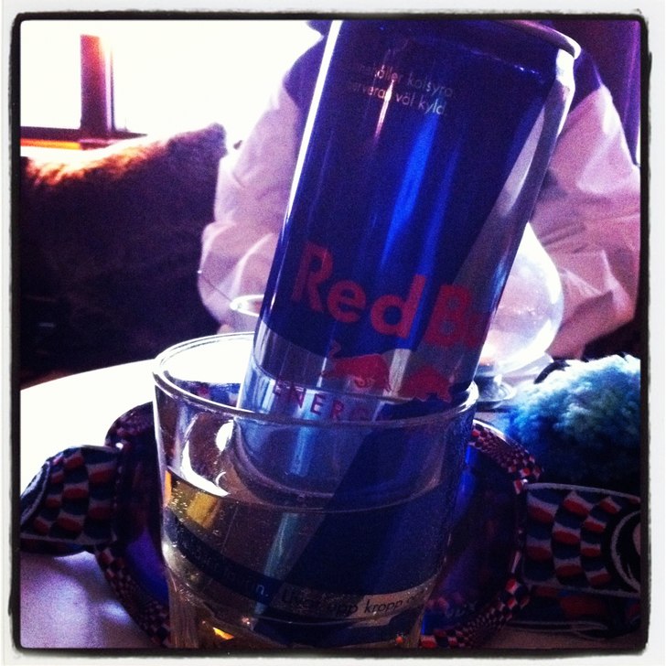 Reklam för Red Bull. Foto: calle holmgren.