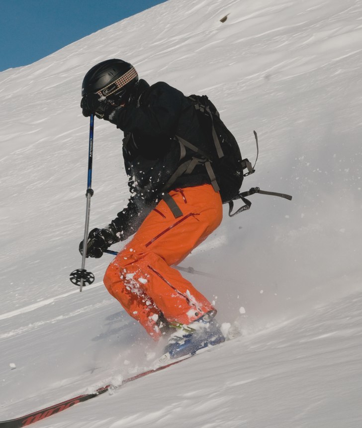 Försäsongs skidåkning 2009 December. Foto: Patrick Södermark. Åkare: Adam Hedström.