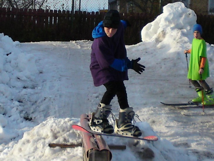 snowboard på glysis , ge mej lite tips :). Foto: random. Åkare: petter johansson.
