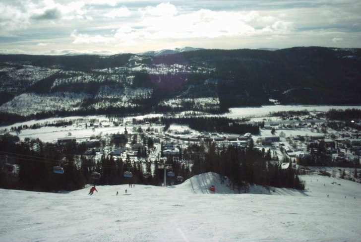 Vy över vackra Duved, centrumet av mitt hjärta. . Foto: Sanna Olsson.