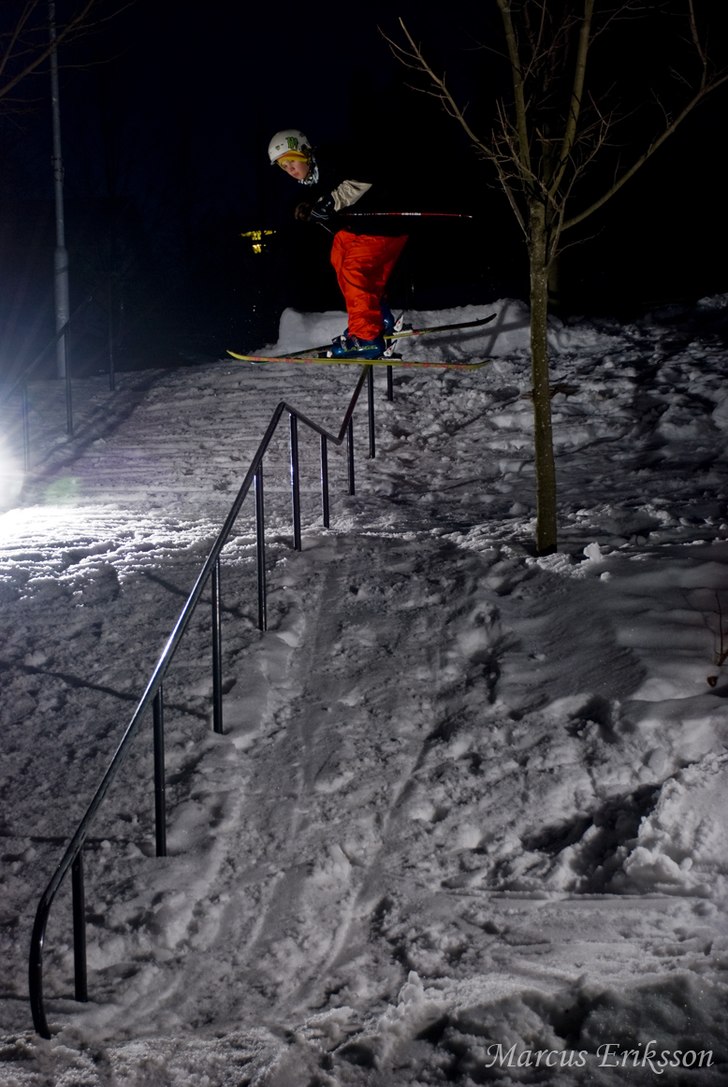 Killin the Infamus bergsgatandubblekink!. Foto: Marcus Eriksson. Åkare: Simon von Schmalensee.
