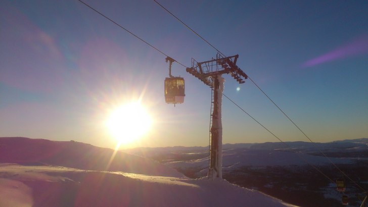 En vacker dag stötte jag på denna vy som jag bes. Foto: Daniel Lidström.