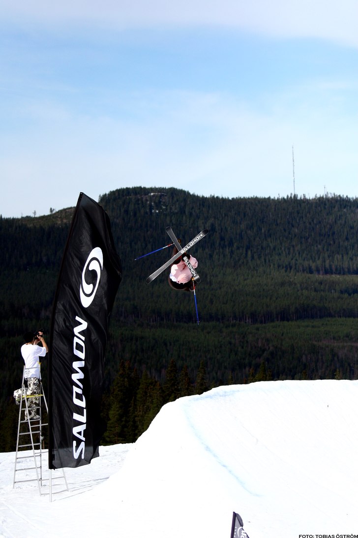 NM i Slopestyle, kval.. Foto: Tobias Öström. Åkare: Ville Sjögren.
