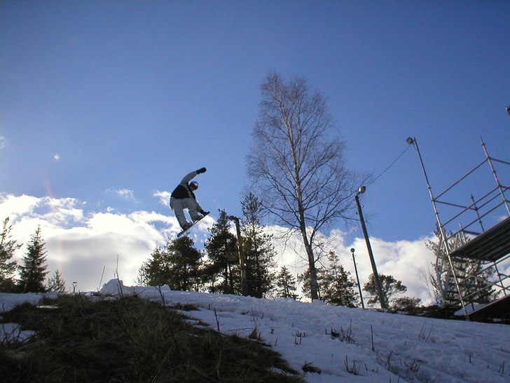 Ett stilfullt åk i fyllan. Foto: Jonte. Åkare: Jag.