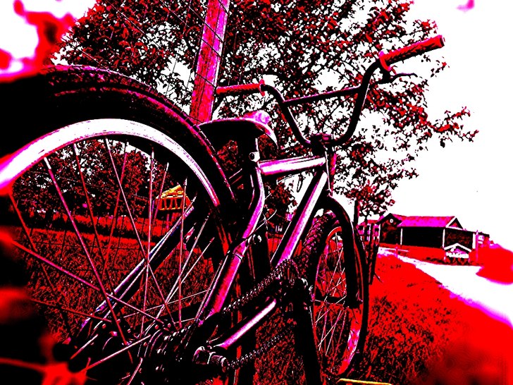 Min cykel. Foto: Jag.