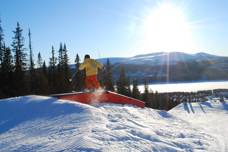 Flatdownrail.. Foto: Petter Andersson. Åkare: Oskar Andersson.