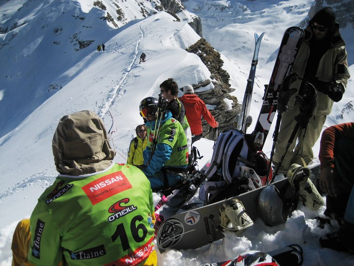 Foto: Johan Jonsson. Åkare: I väntan på start..