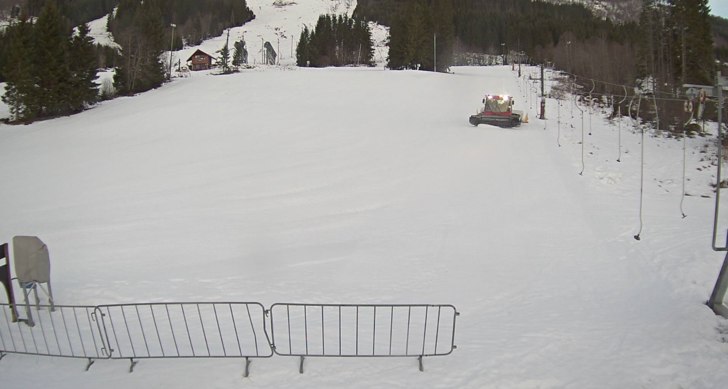 Kveldskøyring i Enerskiheisen i kveld, tysdag.
I .