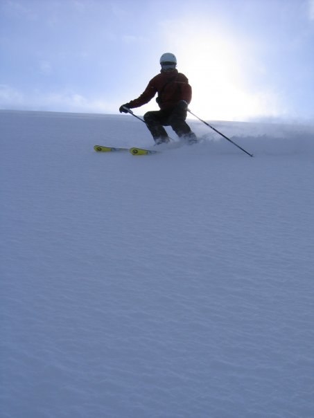 Tolkade upp med skoter och åkte från Gaemon vid . Foto: Samuel Vikström. Åkare: Anders Mattisson.