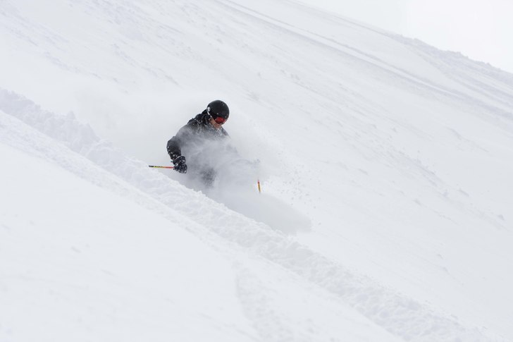 Puder när det är bäst! . Foto: Magnus Carlsson. Åkare: Mattias Kylner.