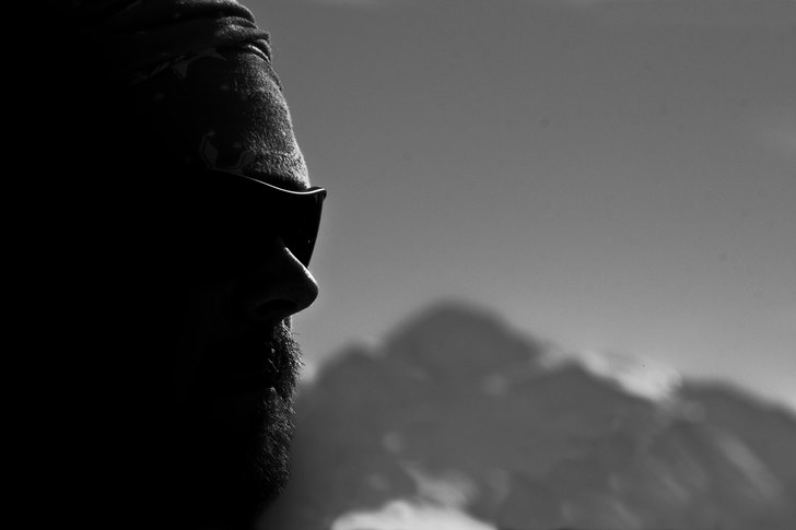 Mont Blanc.... Foto: Lasse Byrdal. Åkare: Jan Hanstad.