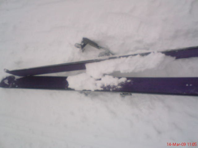 Aldrig tidigare hade jag haft problem med att snö. Foto: rabbit.