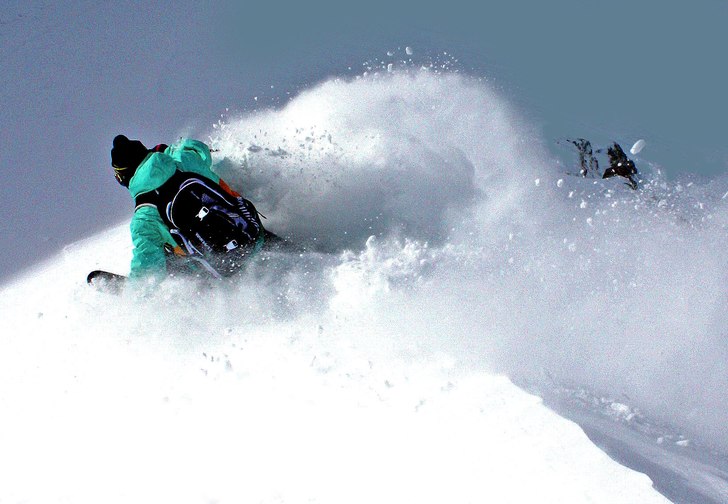 Alpe har några gömda åk som oftaa ligger orörd. Foto: Petter Berggrund. Åkare: Marcus Widinghoff.