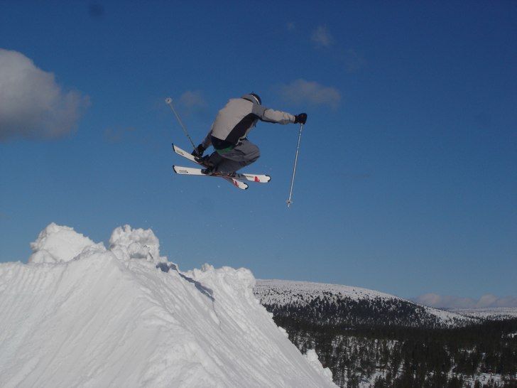 Cornen i Tanndådalens Fun Park. Foto: Lillen. Åkare: Robin Gustavsson.