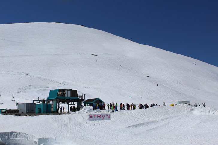 Kos på sommerski
Her har du bilde fra i går, hvo.
