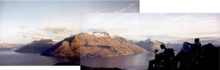 Jag och några kompisar (till höger i bilden) gic. Foto: Stefan Moss.