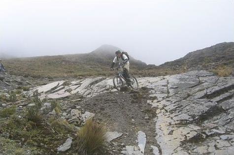 Någonstans utanför La Paz. Foto: nån. Åkare: Jag.