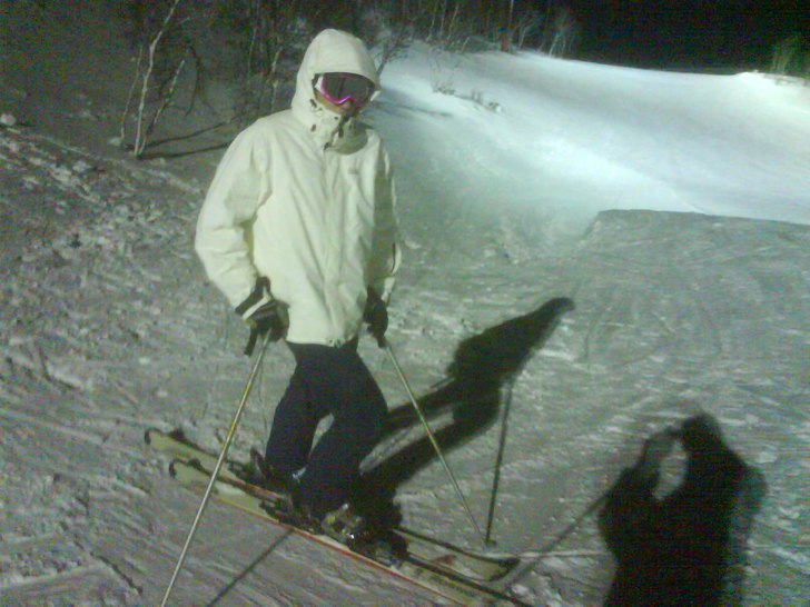 litet dropp ;P xD. Foto: Alex (kusin). Åkare: Jag själv.